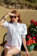 Zinny Top in Bright White