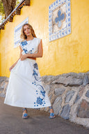 Porto Maxi Skirt in Kimber Embroidery