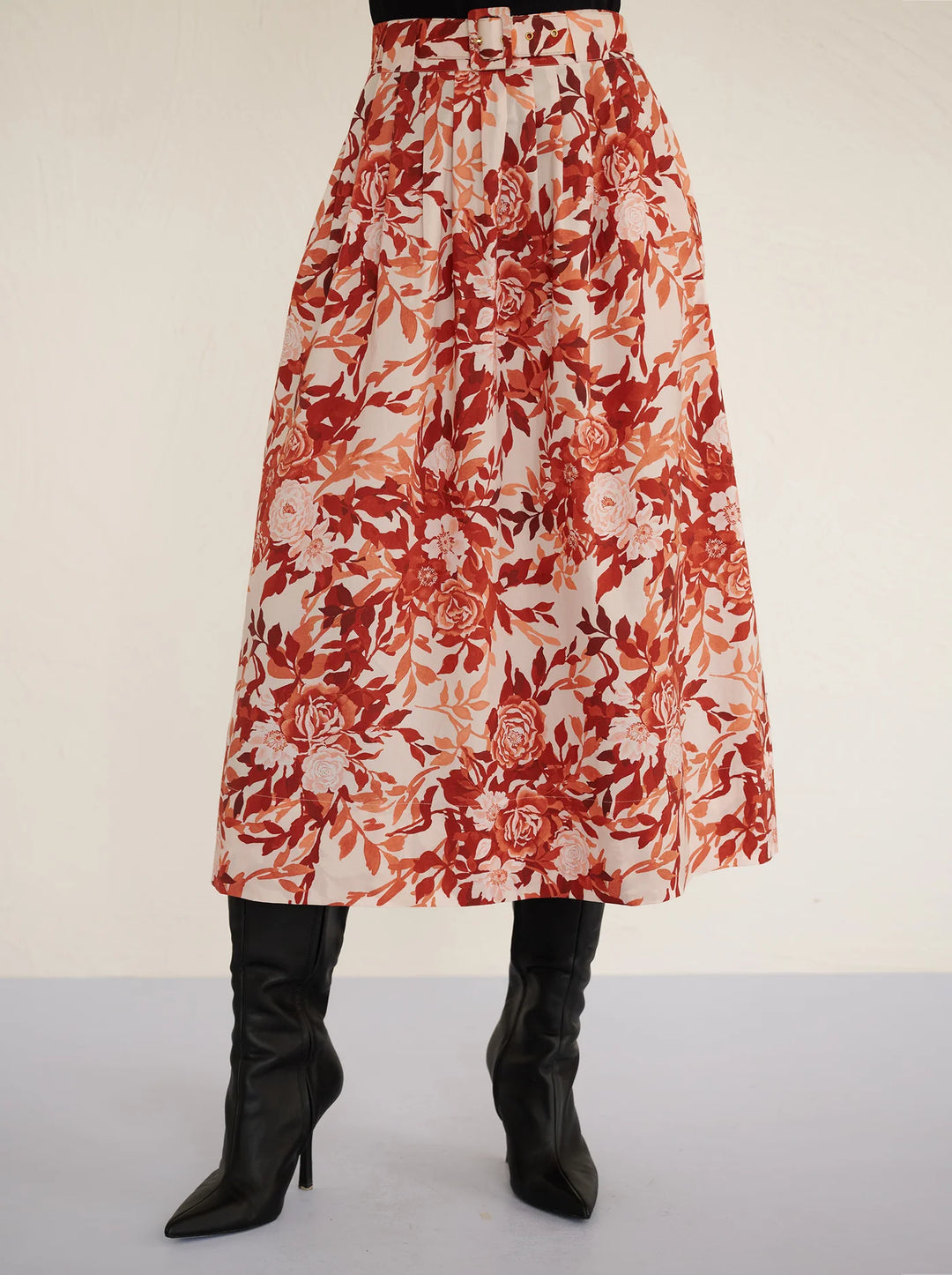 Magdalena Skirt in Bibi Rose Chocolate