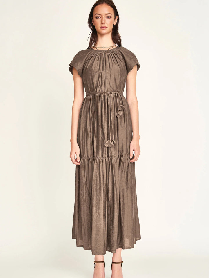 Vienna Maxi Dress in Walnut