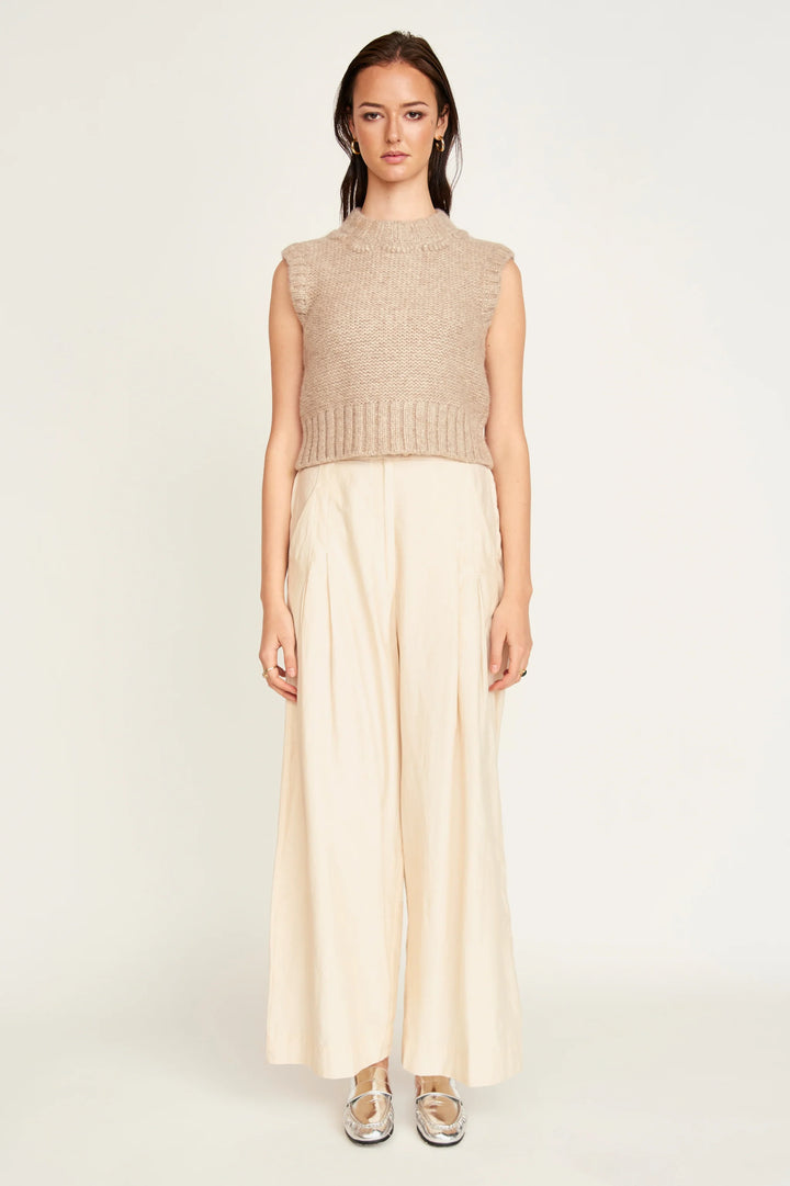 Marin Shell Vest in Graham Cracker
