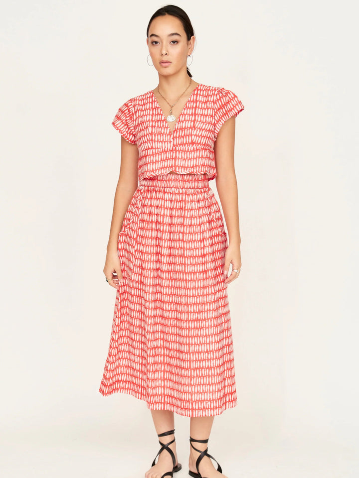 Verona Skirt in Lobster Minnow