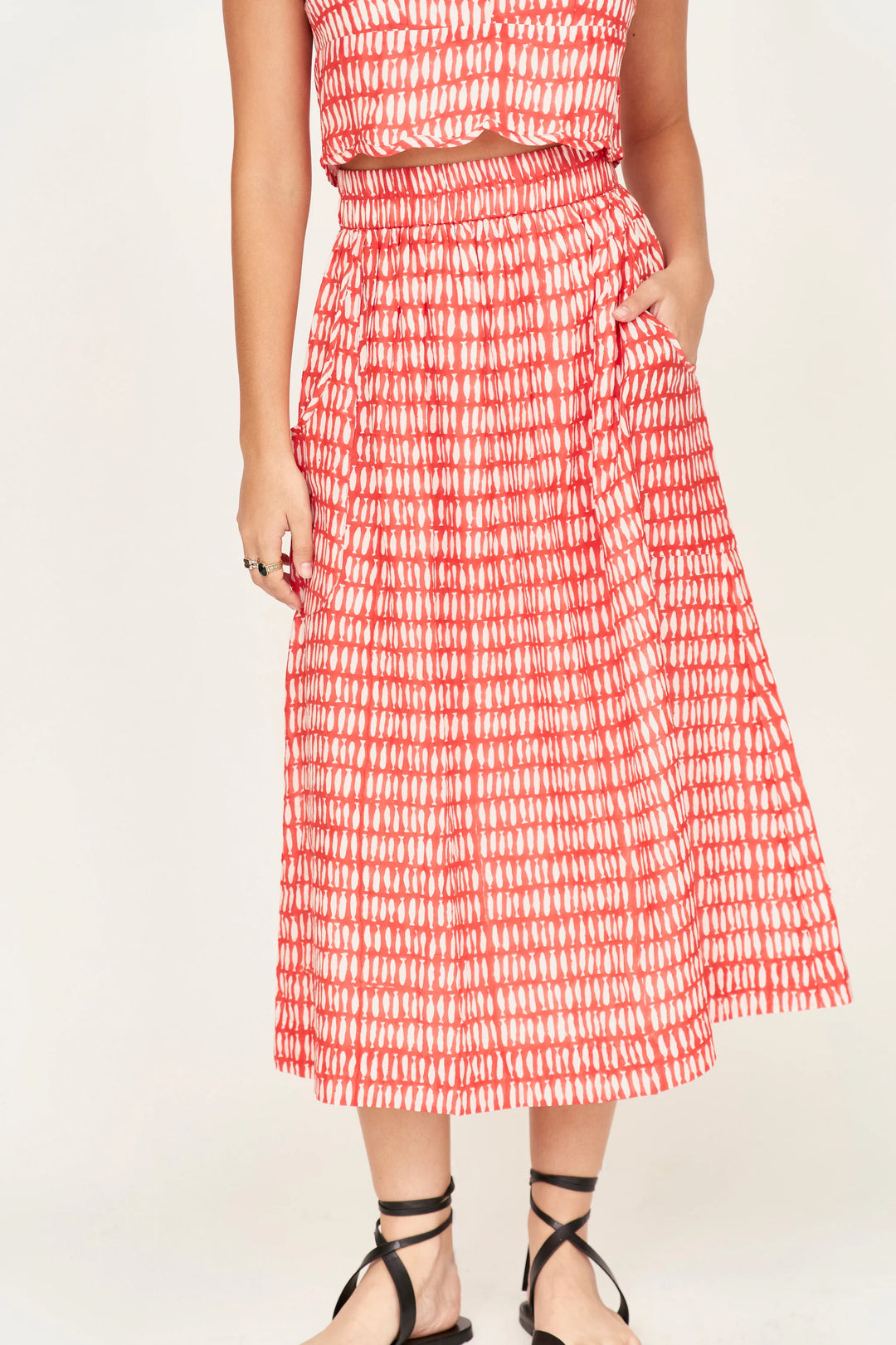 Verona Skirt in Lobster Minnow