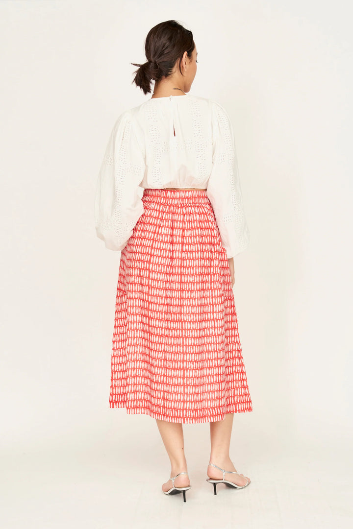 Verona Skirt in Lobster Minnow
