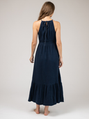 The Jenna Dress | Navy Gauze