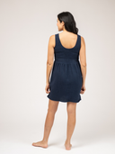 The Maggie Mini Dress | Navy Gauze