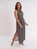 Nina Dress in Diamonte Juniper