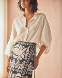 Sammi Midi Skirt in Nikita Oyster