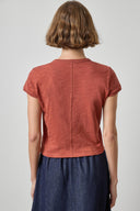 Boxy Cap Sleeve in Henna