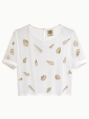Shell Organza Top