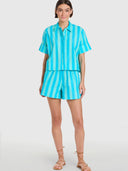 Pool Shorts in Surf Stripes