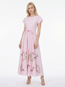 The Azer Dress in Venus Pink