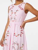 The Zaira Dress in Venus Pink