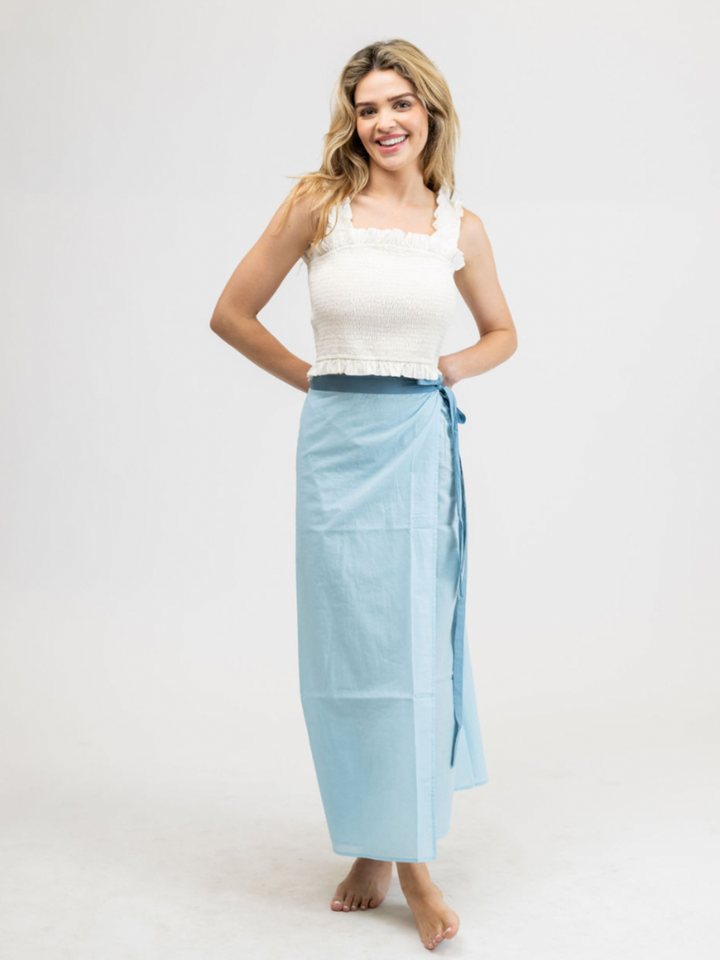 SAMPLE | The Sarong Skirt | Blue