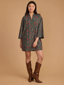 Colette Dress in Winter Paisley