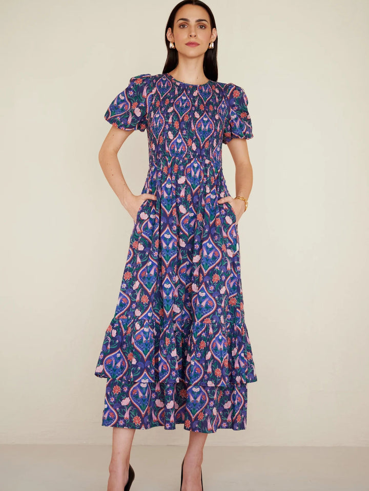 Quant Dress in Persian Tile Lapis