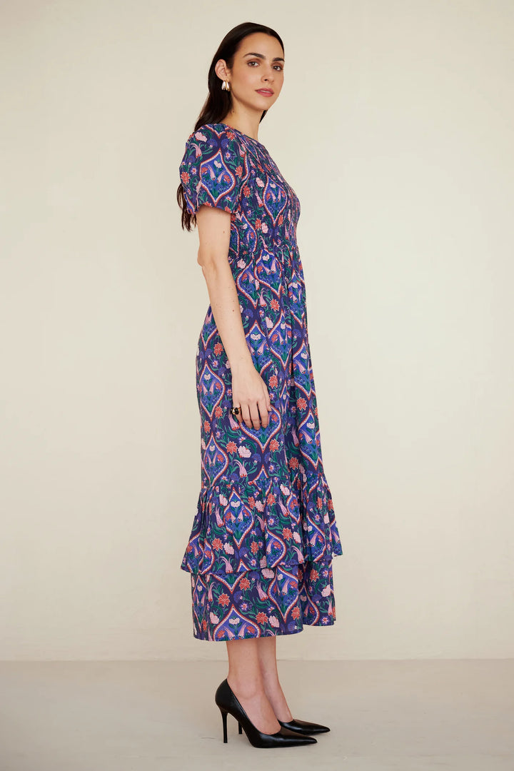 Quant Dress in Persian Tile Lapis