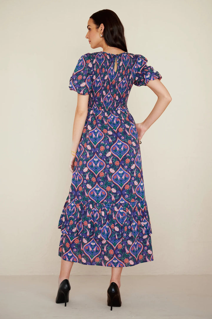 Quant Dress in Persian Tile Lapis