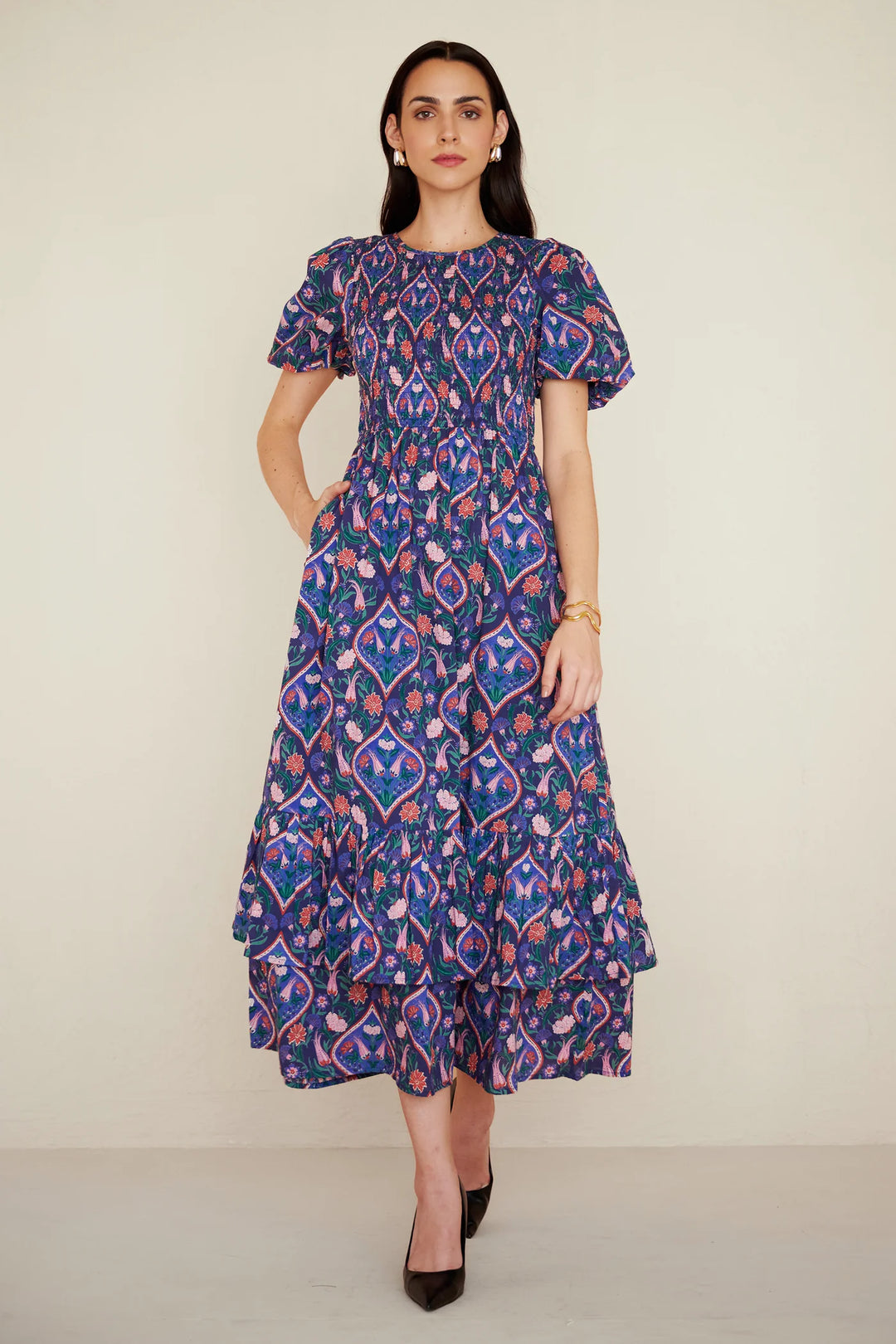 Quant Dress in Persian Tile Lapis