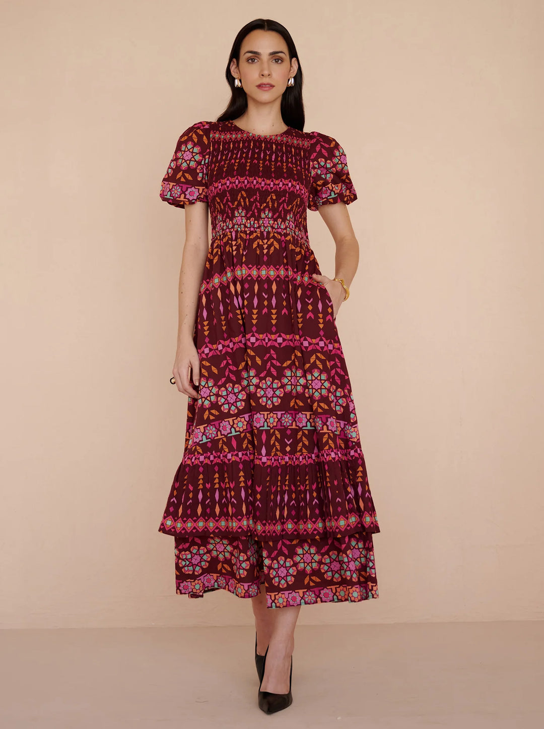 Quant Dress in Rhubarb