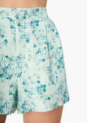 Ravi Linen Short in Climbing Hydrangeas