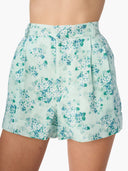 Ravi Linen Short in Climbing Hydrangeas