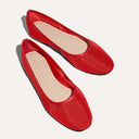 Sadie Mesh Ballet Flat in Red