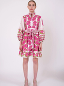 SUE SARTOR Flounce Shorty | Fuchsia Azalea