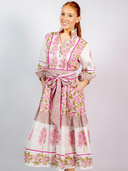 SUE SARTOR Flounce | Pink Azalea