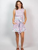 Tibi Mini Dress | Pale Pink/Sky Tulip