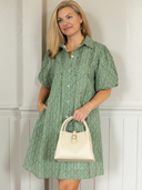 Lizzie Dress in Turf Green