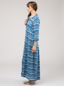SAMPLE | The Alexa Dress | Blue Wave | Small