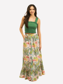 SAMPLE | The Britt Skirt | Pink Jungle | X-Large