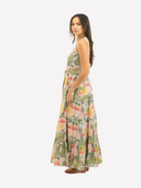 SAMPLE | The Sara Maxi Dress | Pink Jungle | Large