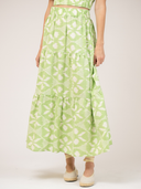 SAMPLE | The Abby Skirt | Lime Ikat | Small