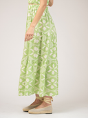 SAMPLE | The Abby Skirt | Lime Ikat | Small