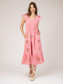 SAMPLE | The Goldie Dress | Pink Fleur | Small