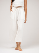 SAMPLE | The Beach Pant | White Gauze | Small