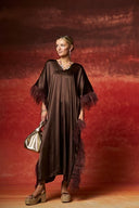 Natalie Dress in Brown