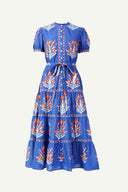 Saylor Dress in Nautical Brigitte