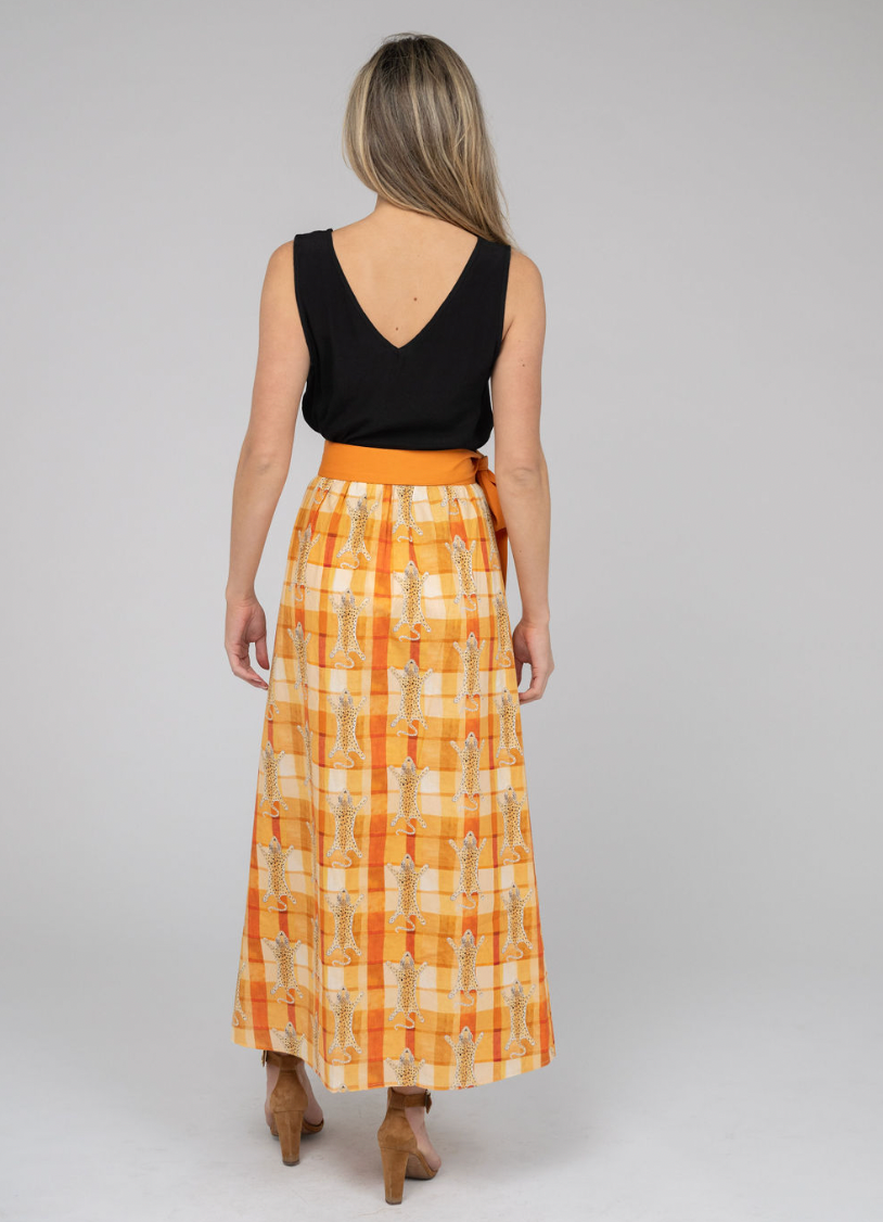 SAMPLE | The Sullivan Skirt | Clementine Cheetah | Small