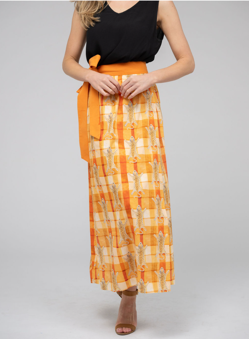 SAMPLE | The Sullivan Skirt | Clementine Cheetah | Small