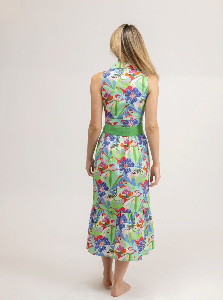 SAMPLE | The Eliza Dress | Alice Colin Floral Collage | Small