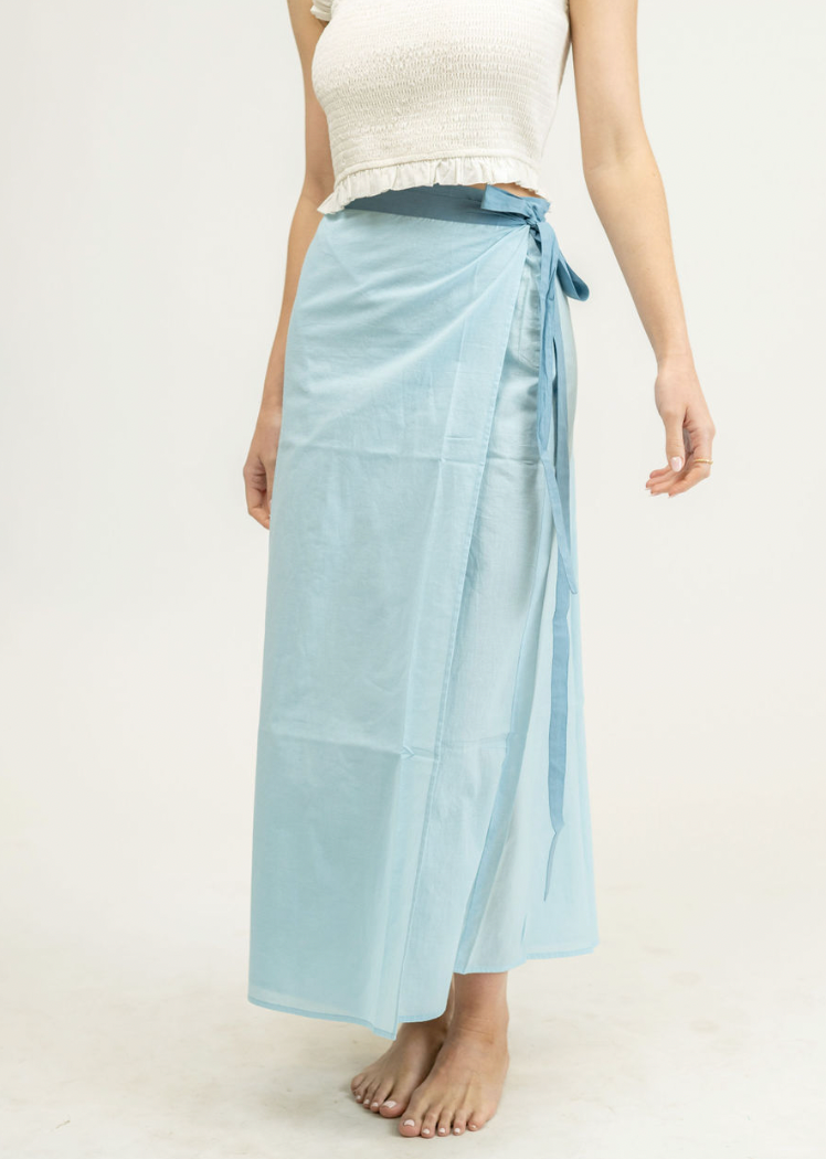 SAMPLE | The Sarong Skirt | Blue