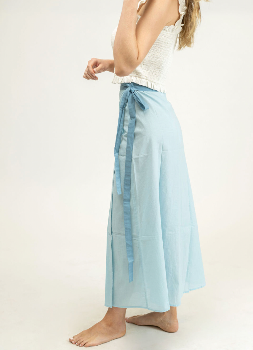 SAMPLE | The Sarong Skirt | Blue