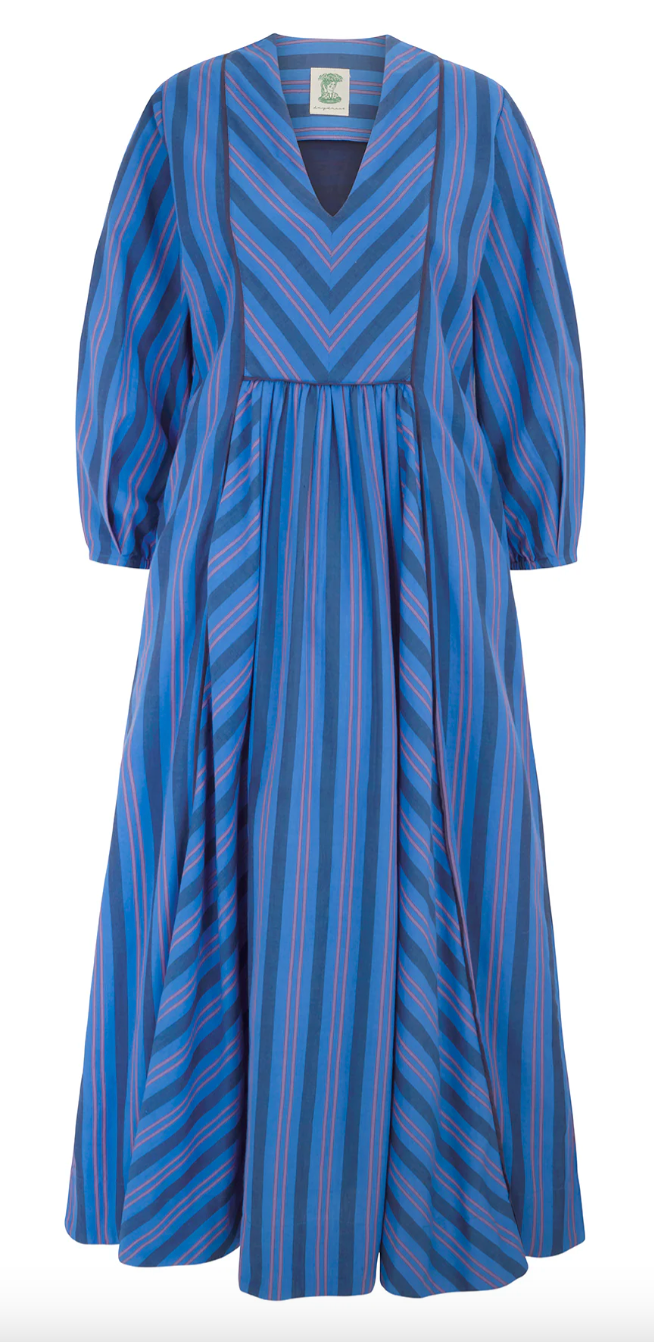 Frances Dress in Handloom Stripe