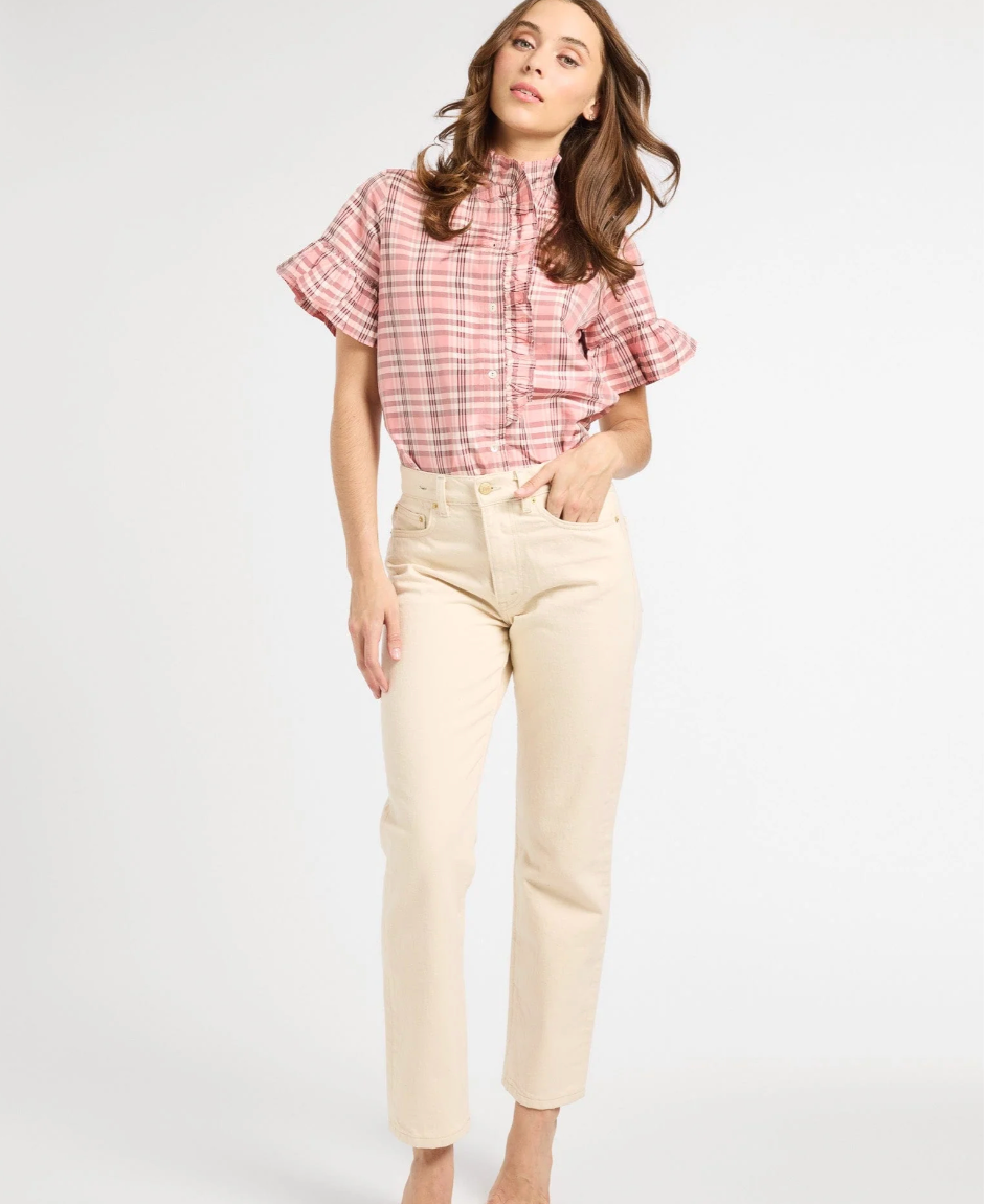 Vanessa Top in Sugarplum Plaid