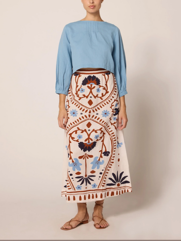 Juliet Ankle Skirt in Liliana
