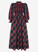 Izzy Dress in Midnight Tartan