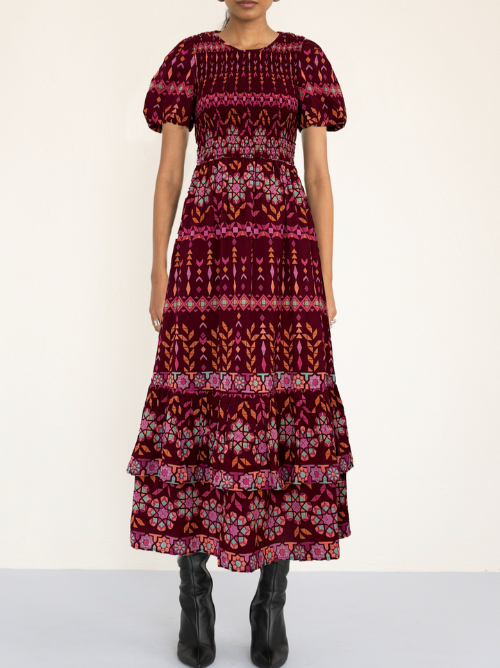Quant Dress in Rhubarb